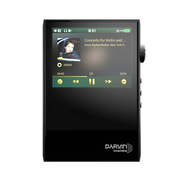 HIBY RS2 Portable MQA MP3 Music Player with HIBY Darwin Architecture
