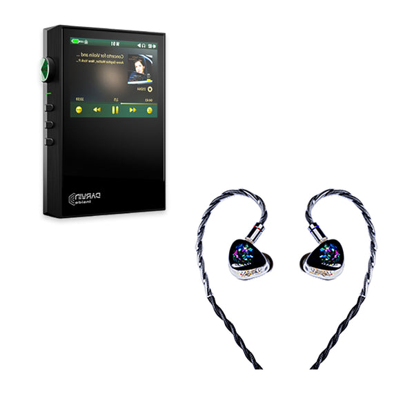HIBY RS2 music player+ LETSHUOER EJ07 hybrid drivers in-ear headphones