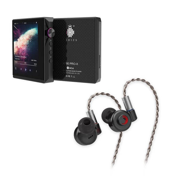 HIDIZS AP80 PRO-X music players + LETSHUOER D13 in-ear headphones